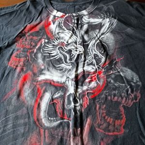 Dragon Skull Heavy Metal Shirt